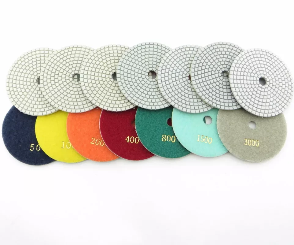 Johnson Tools 6 Inch Stone Polishing Tools Wet Diamond Polishing Pad for Marble Granite Limestone 1