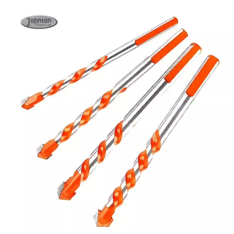 Johnson Tools Fábrica Atacado Ponta Cerâmica Porcelana Telha Broca De Vidro, Brocas Torcidas Para Furadeira Elétrica 1