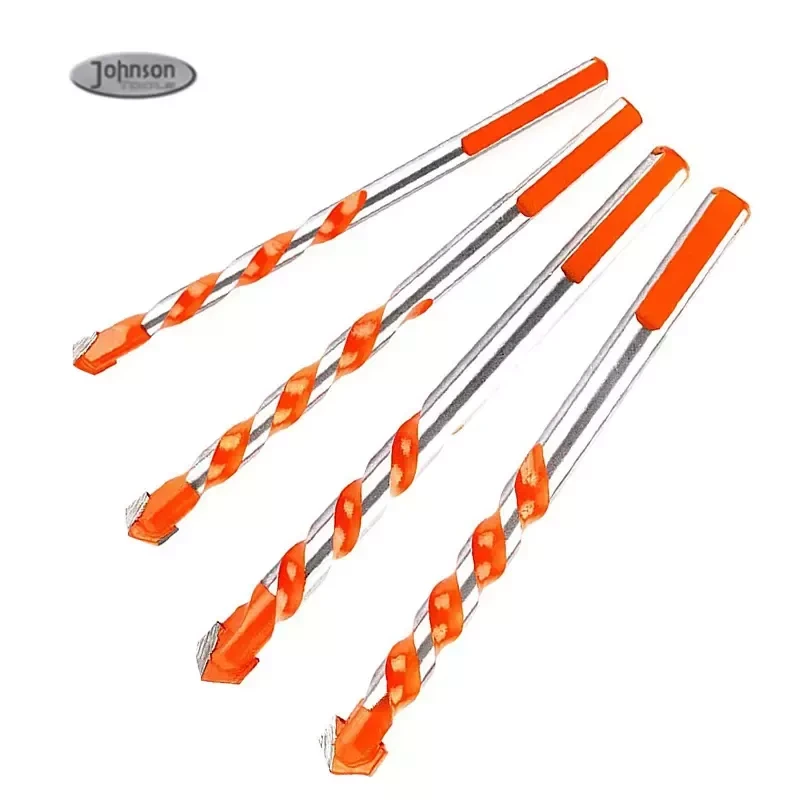 Johnson Tools Factory Wholesale Tipped Ceramic Porcelain Tile Glass Drill Bit,Twist Drill Bits For Electric Drill 1