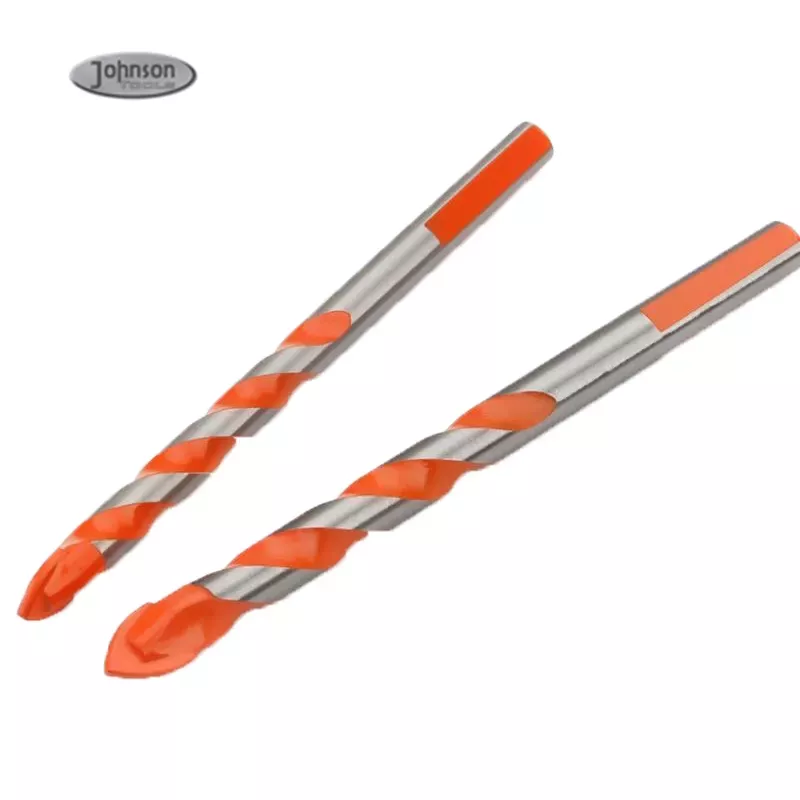 Johnson Tools Fábrica Atacado Ponta Cerâmica Porcelana Telha Broca De Vidro, Brocas Torcidas Para Furadeira Elétrica 5