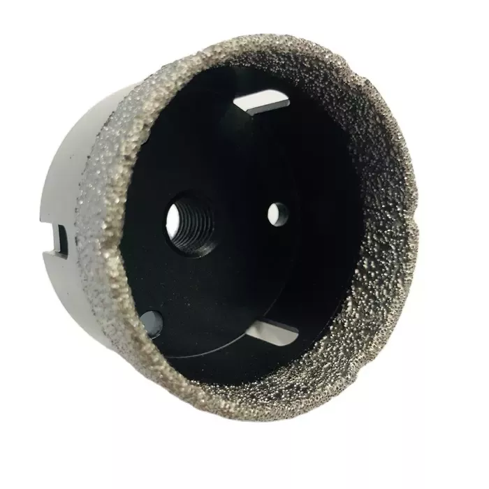Foret soudé sous vide de noyau de diamant d'OD68mm pour la porcelaine en céramique de tuile 3