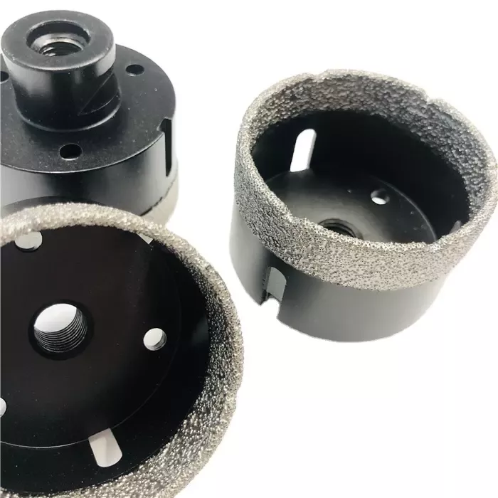 Foret soudé sous vide de noyau de diamant d'OD68mm pour la porcelaine en céramique de tuile 6