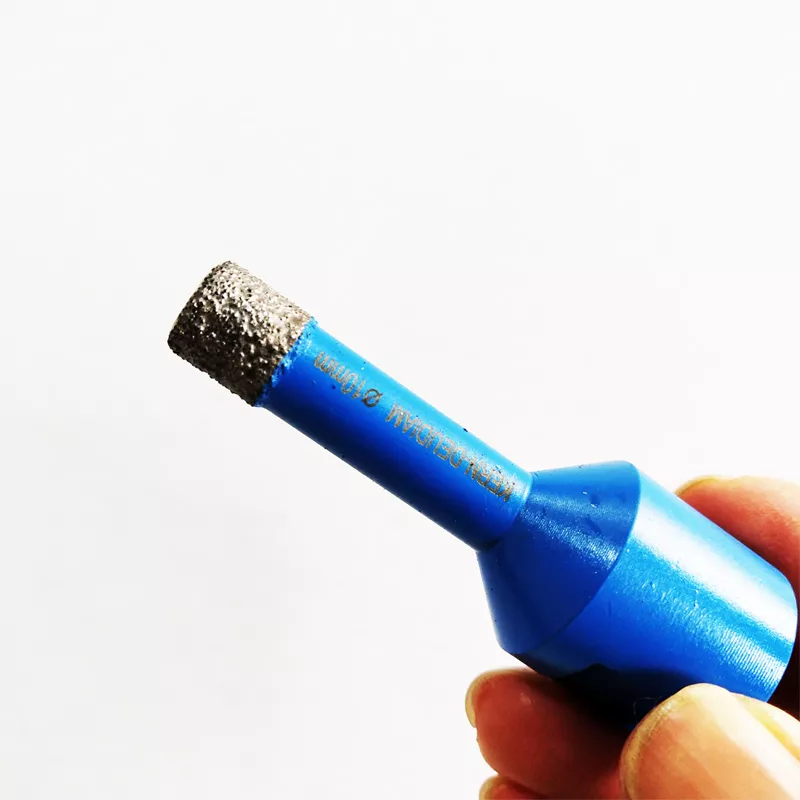 Cheap 10mm M14 Vacuum Brazed Core Drill Bit For Tile With Plastic Sleeve 2