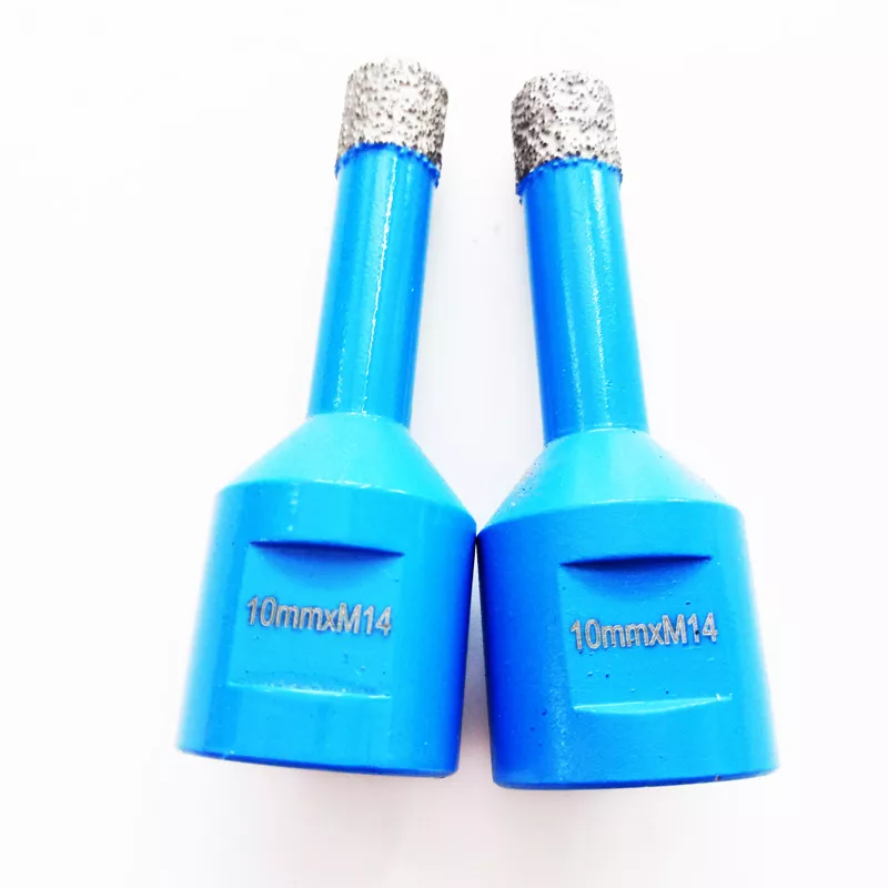 Cheap 10mm M14 Vacuum Brazed Core Drill Bit For Tile With Plastic Sleeve 1