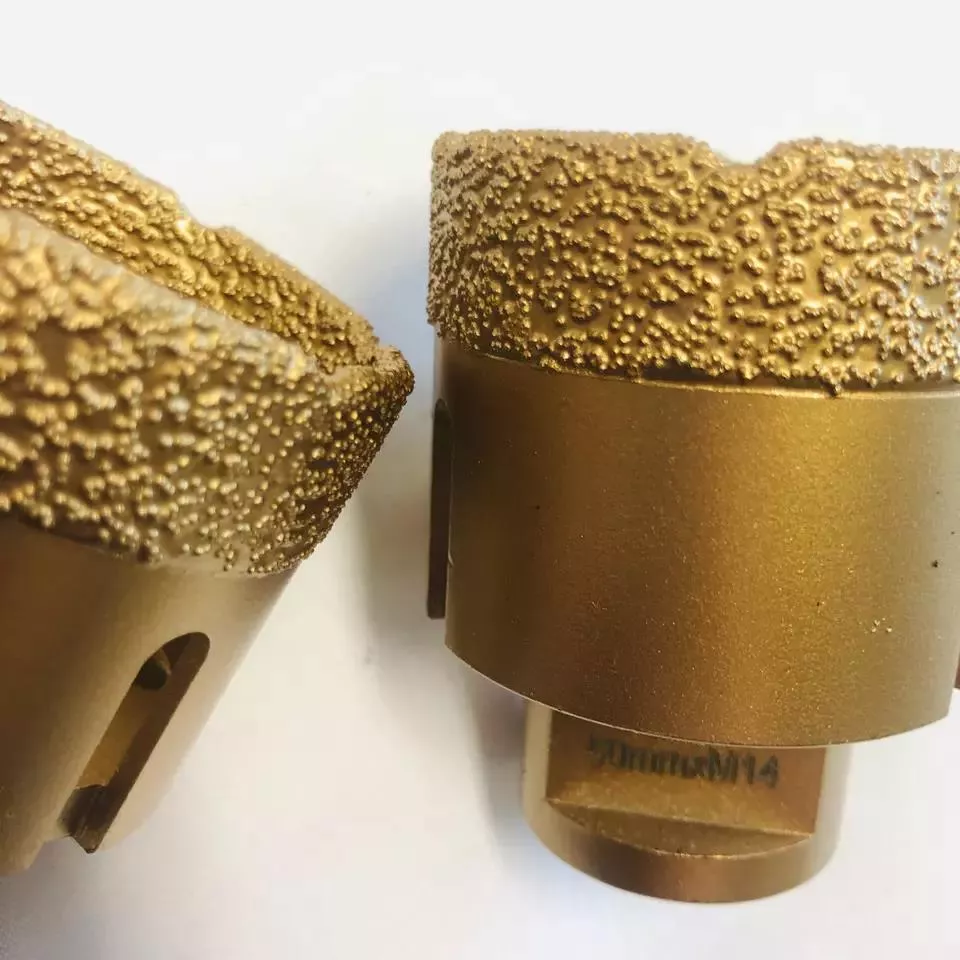 OD50mm M14 brasé sous vide sec petit trou de diamant scie carottage forets coupe-carreaux 3