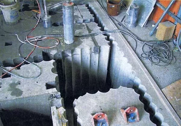 Elektrikli El Aletleri 77mm Lazer Kaynaklı Elmas Islak Delme Betonarme Bit, Mesh Segmentli 6
