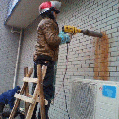 Elektrikli El Aletleri 77mm Lazer Kaynaklı Elmas Islak Delme Betonarme Bit, Mesh Segmentli 5