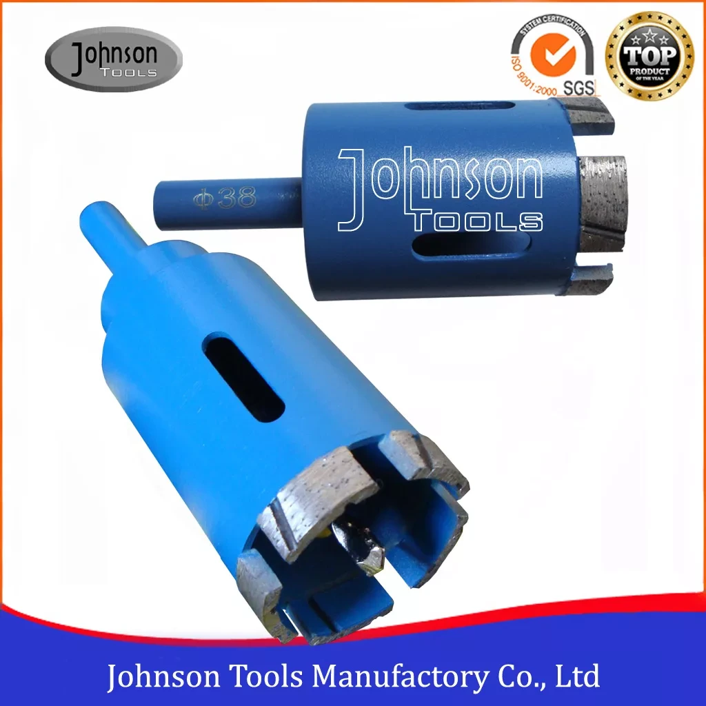 Johnson Tools 1-1/2 Inch Diamond Core Bits for Stone And Diamond Tip Drill Bit 1
