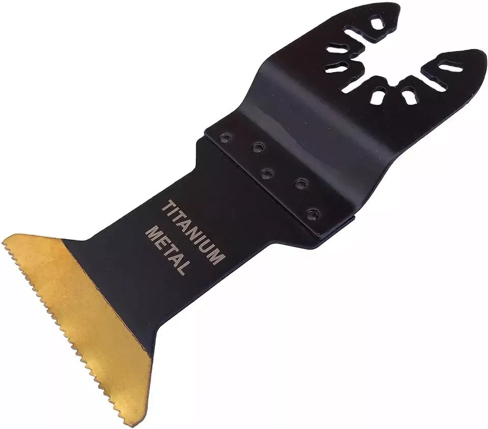 Hojas de sierra de corte oscilantes con dientes BIM de titanio de 45 mm para madera, plástico y metal blando 1