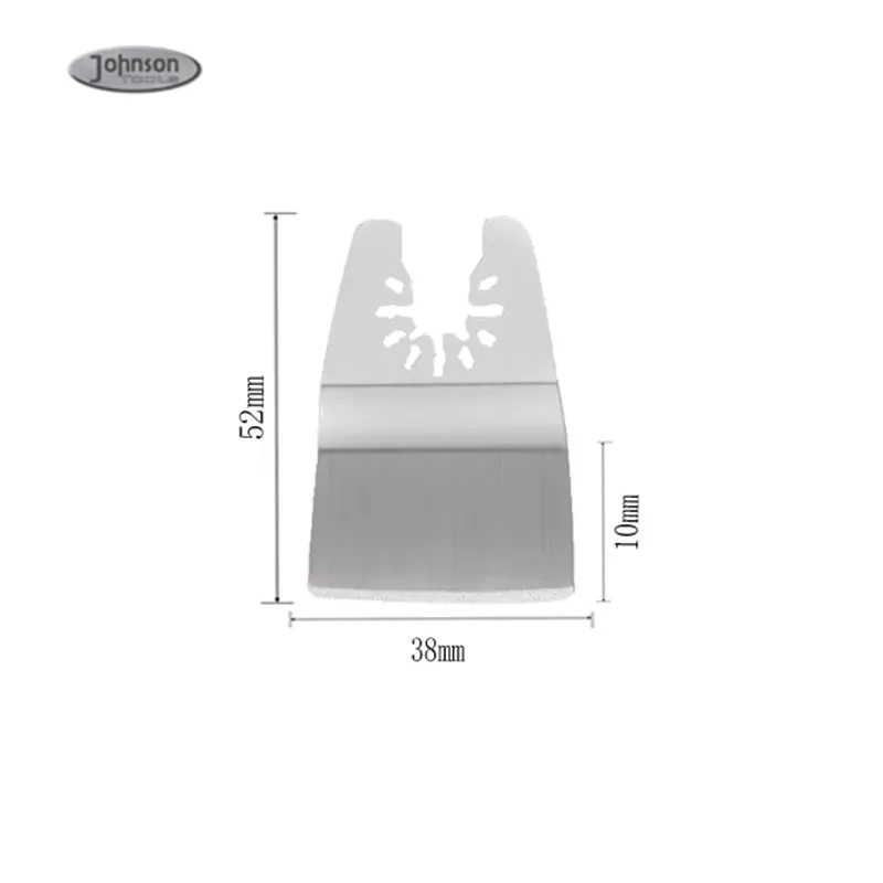 Johnson Tools – lame de grattoir à outil oscillant en acier inoxydable, 38x10mm, pour l'élimination des coulis de peinture 1