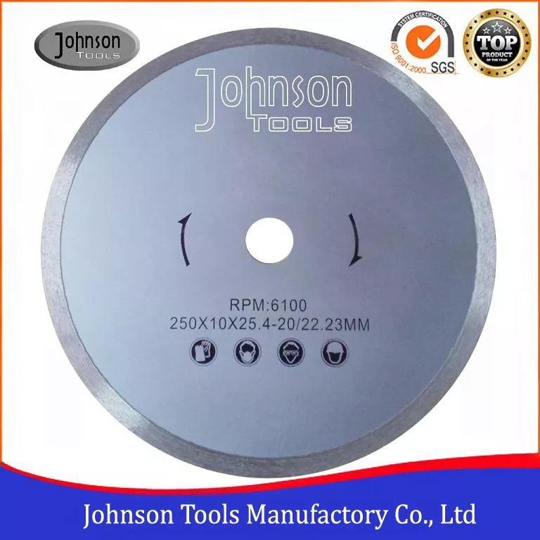 Johnson Tools 10-Zoll-Diamant-Nasssägeblatt, Fliesensägeblatt, Keramikfliesenschneideblatt 4