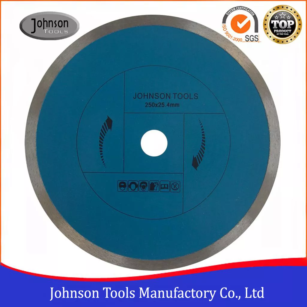 Johnson Tools 10-Zoll-Diamant-Nasssägeblatt, Fliesensägeblatt, Keramikfliesenschneideblatt 3