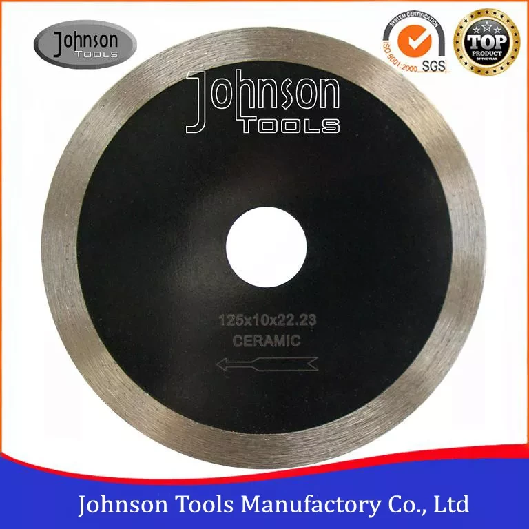Johnson Tools 5 inch Diamond Blade Ceramic Blade Wet Saw Blade Cutting Porcelain Floor Tiles 1