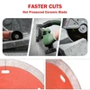 Johnson Tools 4 Seramik Karo Porselen Granit Taş için Islak Kullanım Elmas Testere Bıçakları 5