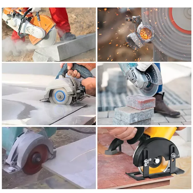 Johnson Tools Lames de scie diamantées à usage humide de 4 po pour carreaux de céramique, porcelaine, granit et pierre 6