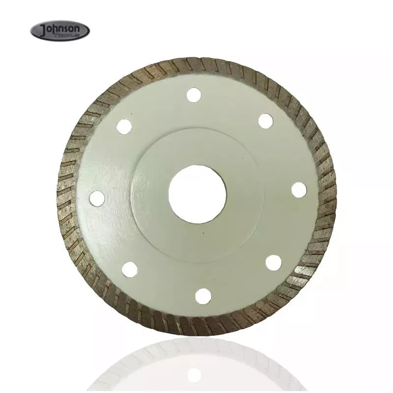 Lama per sega diamantata da 4 pollici Lama per piastrelle in gres porcellanato turbo continuo super sottile per il taglio di piastrelle in gres porcellanato 1