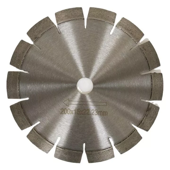 Lâmina de serra circular de diamante de 200 mm soldada a laser para corte de arenito 1