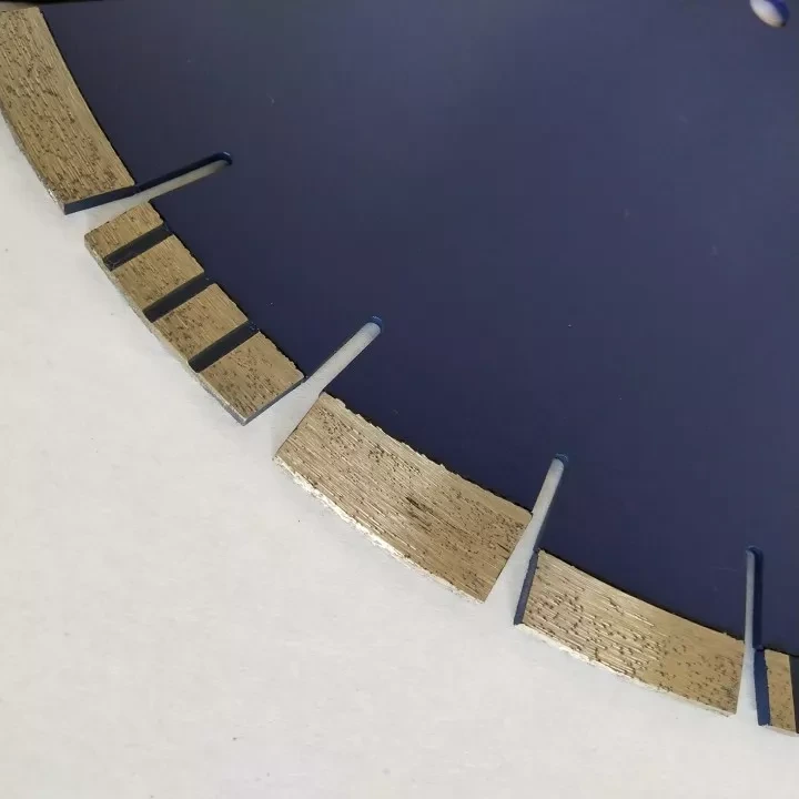 Johnson Tools 16 400mm Laser Kimpalan Diamond Saw Blade untuk Asfalt Pemotong Konkrit Hijau 3