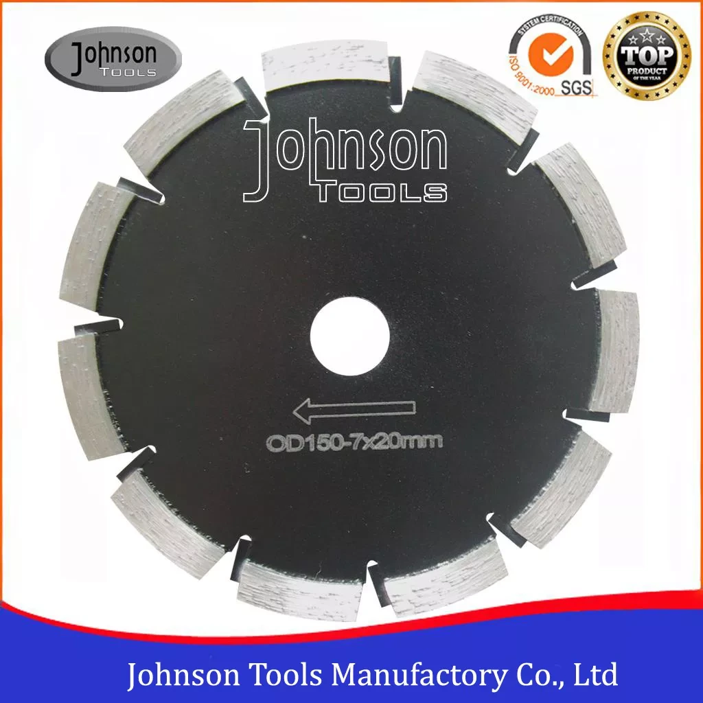 6-24 Laser Welded Asphalt Cutting Wheel with Vertical Inserts Protection Segment 1