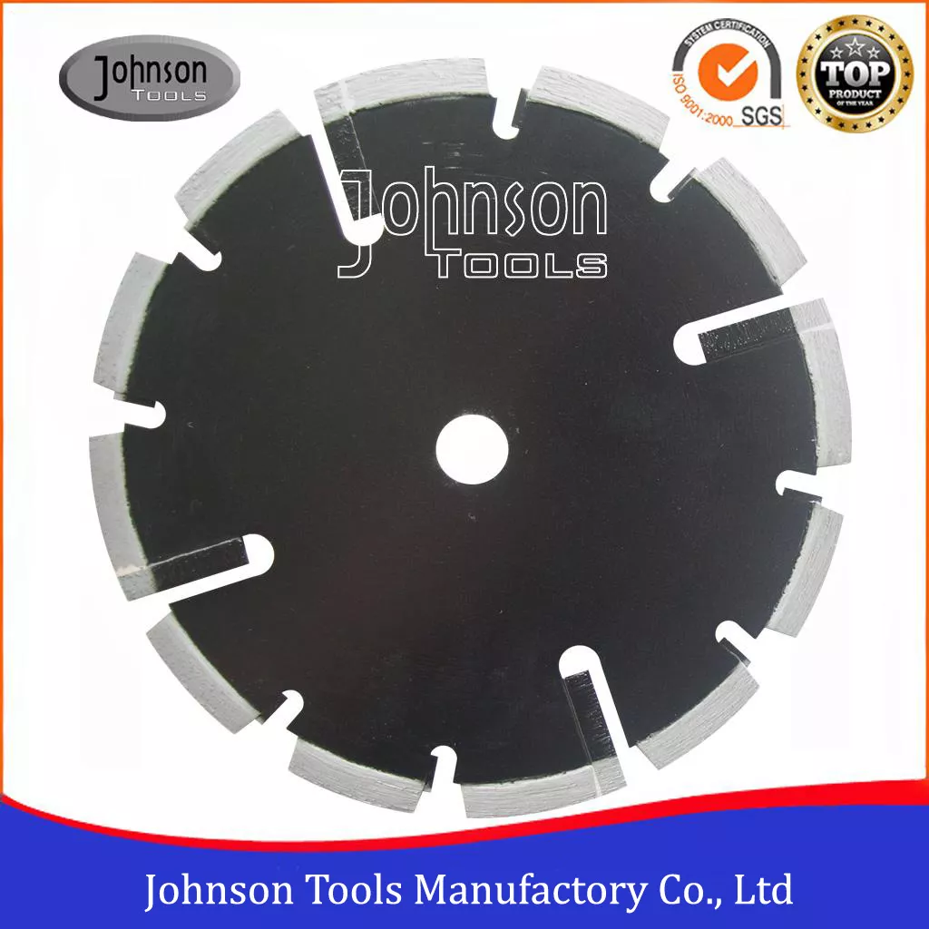 Rueda de corte de asfalto soldada con láser de 6-24 con segmento de protección de inserciones verticales 3