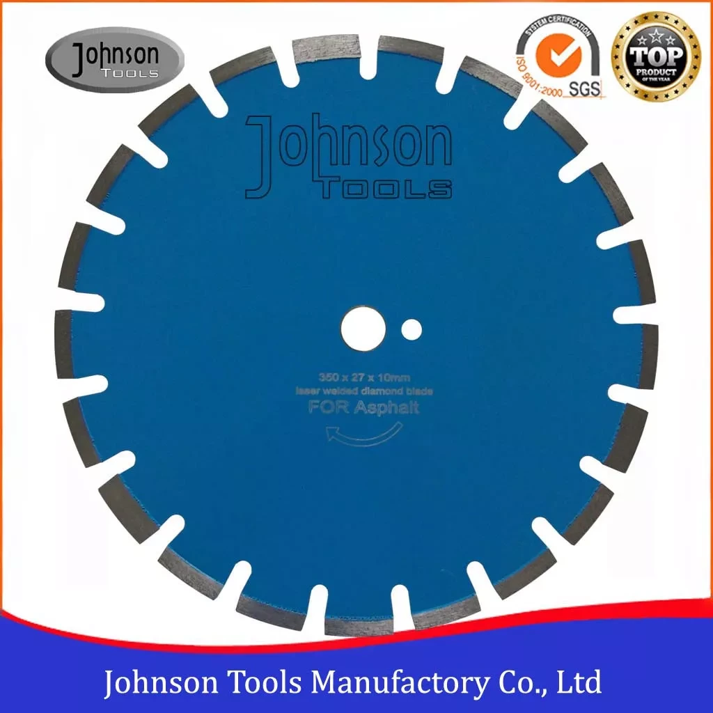 Johnson Tools 12-24 Asphalt-Diamanttrennscheibe mit Fallschutzsegment zum Schneiden von Asphaltstraßen 1