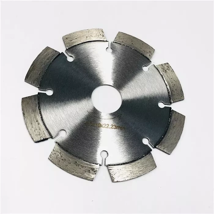 China Hersteller 115 mm lasergeschweißte Diamantsägeblatt-Trennscheibe für gehärteten Beton 2