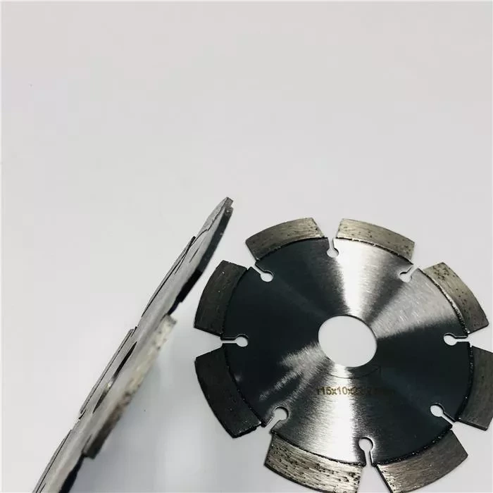 China Hersteller 115 mm lasergeschweißte Diamantsägeblatt-Trennscheibe für gehärteten Beton 6