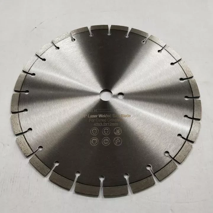 Johnson Tools Lames de coupe pour béton soudées au laser 14 pouces 350 mm 7