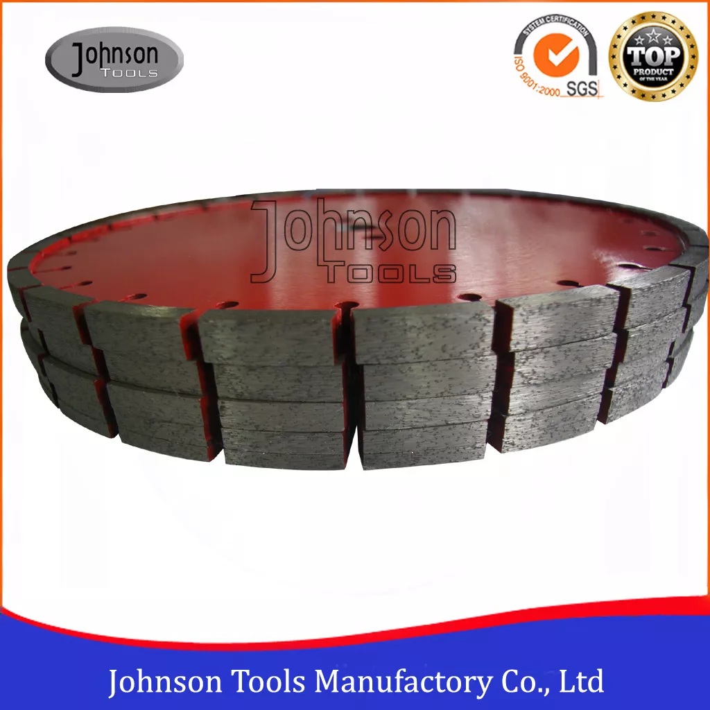 Johnson Tools Lazer kaynaklı 14-18 Beton ve Asfalt Kesme Diski için Döngü Elmas Testere Bıçakları 2