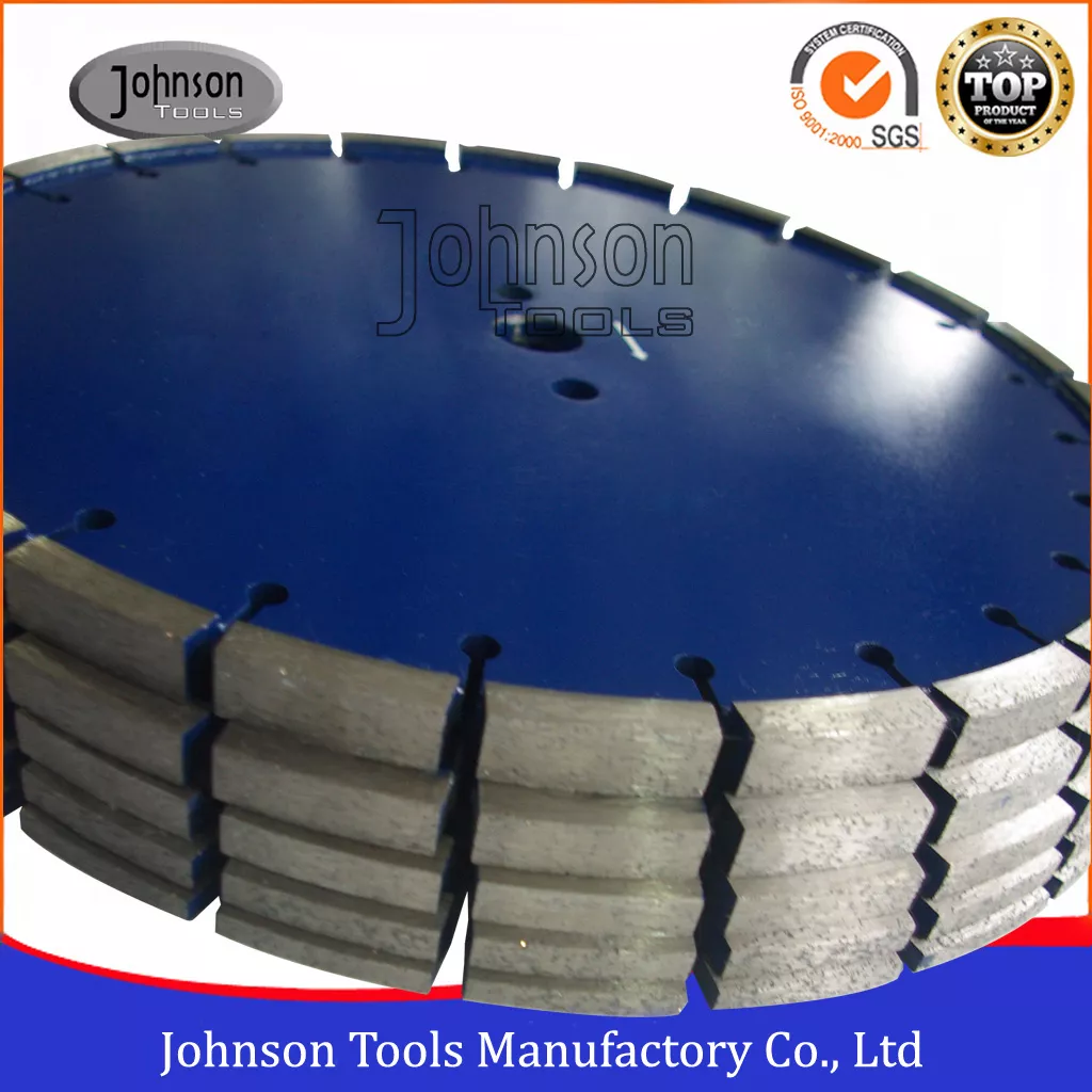 Johnson Tools Lazer kaynaklı 14-18 Beton ve Asfalt Kesme Diski için Döngü Elmas Testere Bıçakları 3