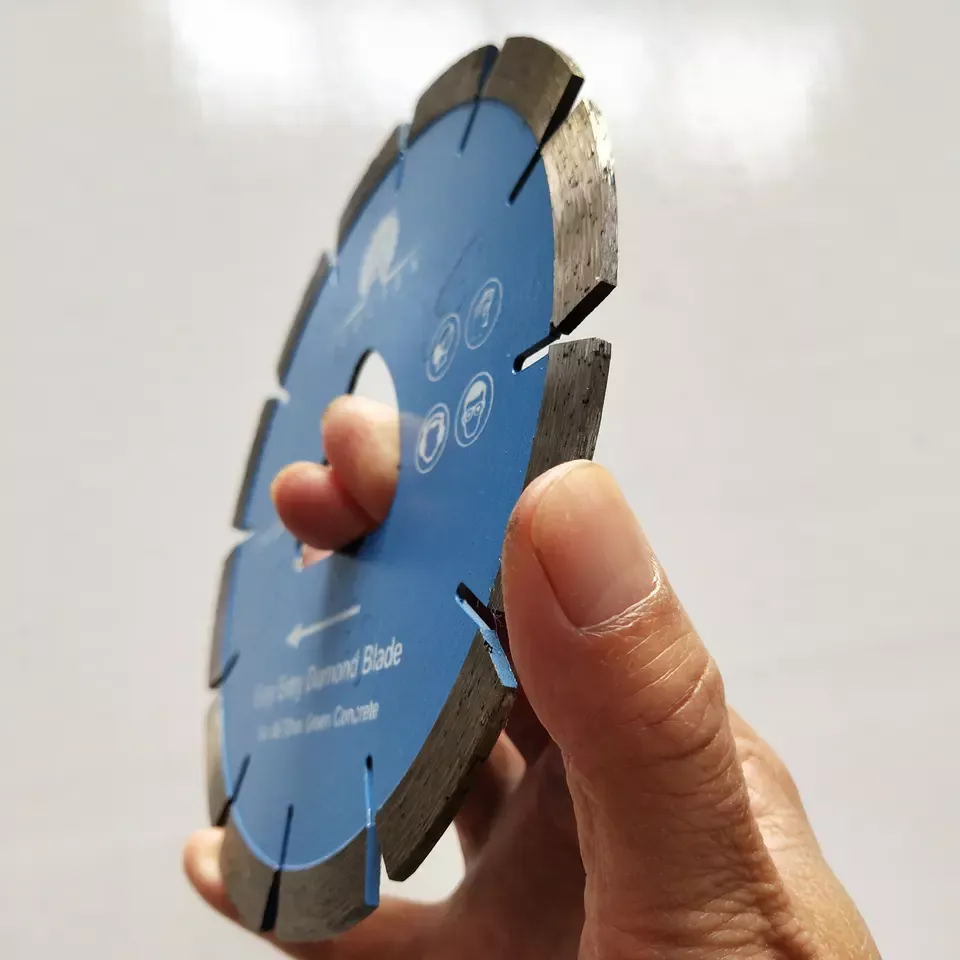 Lame per sega diamantate ad ingresso anticipato di colore blu da 6 150 mm all'ingrosso per il taglio di cemento verde 4