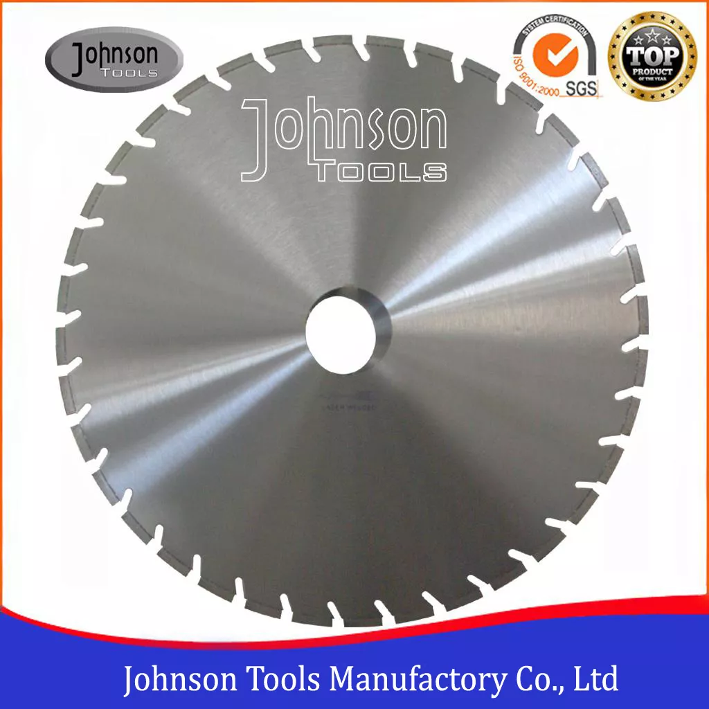 Lame de scie laser 24 600 mm pour la coupe du béton précontraint 1