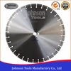 Johnson Tools 450 mm lasergeschweißte Diamant-Trennscheibe, segmentiert, Turbo zum Schneiden von Beton und Asphaltstraßen 4