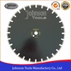 Johnson Tools 450 mm lasergeschweißte Diamant-Trennscheibe, segmentiert, Turbo zum Schneiden von Beton und Asphaltstraßen 2