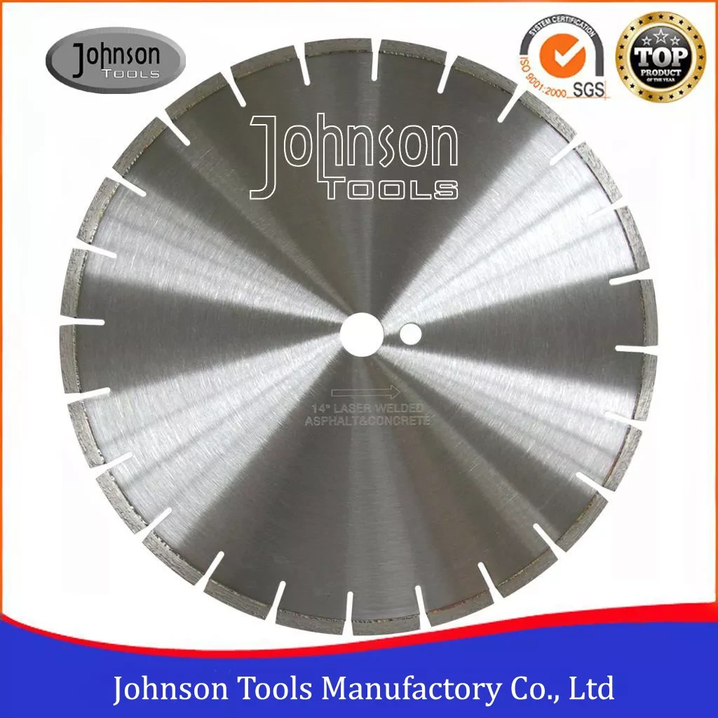 Johnson Tools Hoja de diamante para hormigón y asfalto de 400 mm para corte de sierra de carretera 1