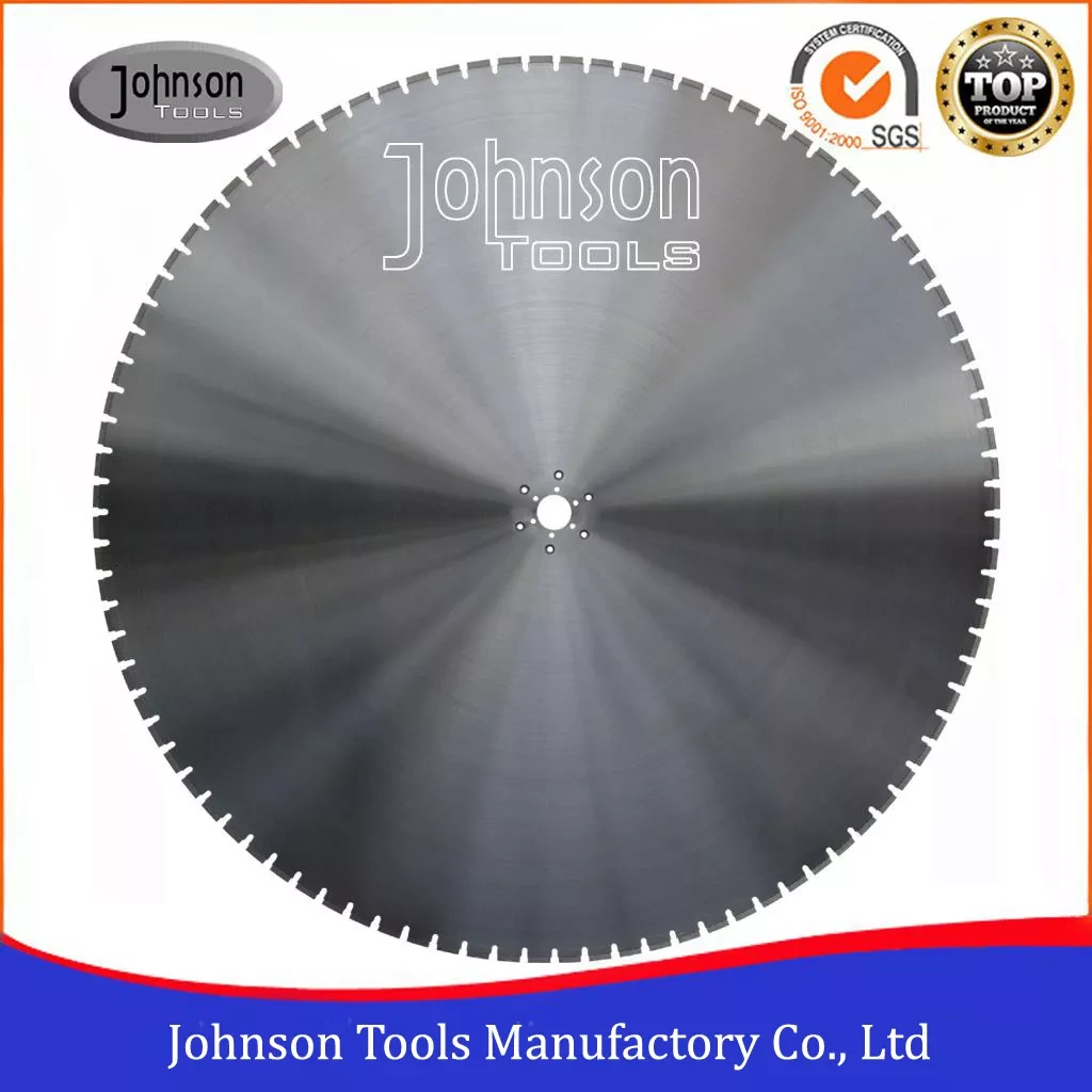 Алмазные диски Johnson Tools диаметром 24–72 дюйма, сваренные лазером, для резки железобетона 1