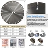 Johnson Tools 12-24 Diamond Segment Saw Blade for Cutting General Purpose 5