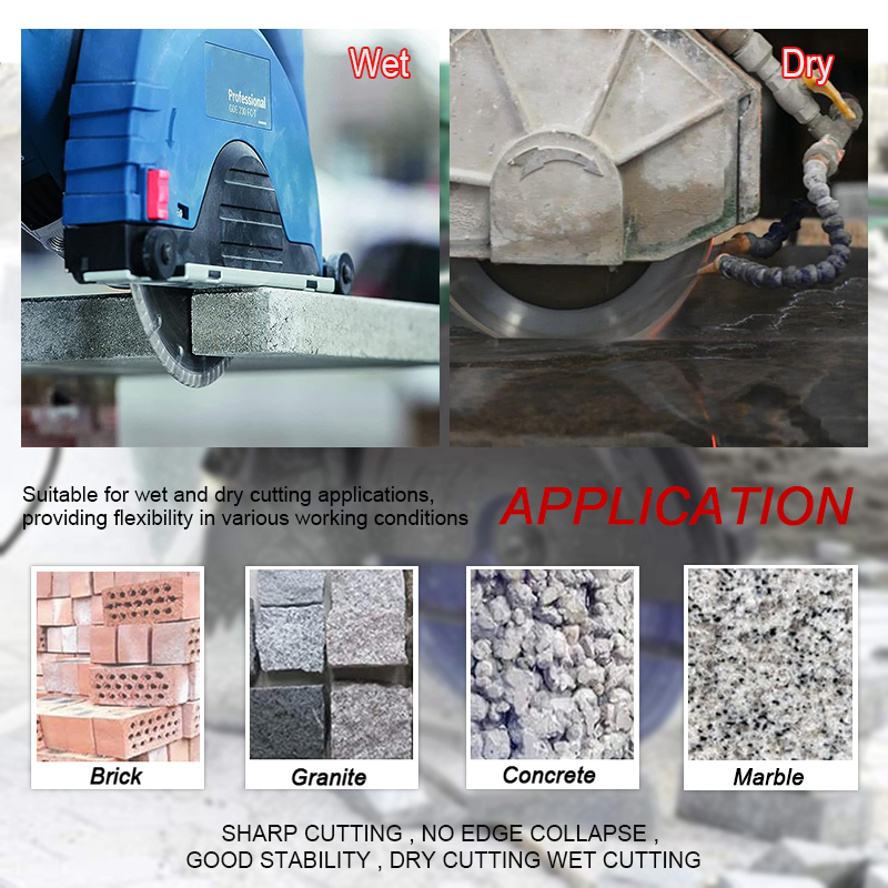 Lama per sega a segmenti diamantati Johnson Tools da 12-24 per il taglio di usi generici 8