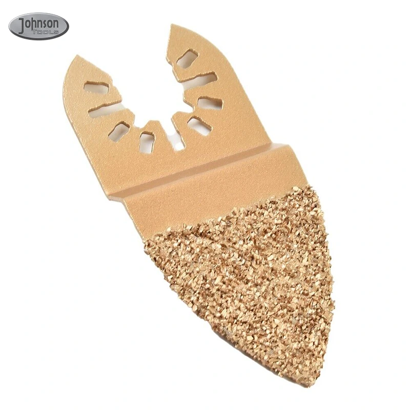Johnson Tools Oszillierendes Multitool mit Hartmetall-Körnung, Finger-Raspelklinge, Fugenentfernungs-Multitool-Klinge 1
