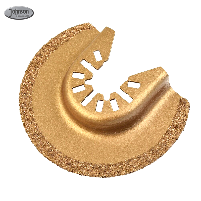 Johnson Tools Universal 64mm Semicircular Carbide Grit Segment Half