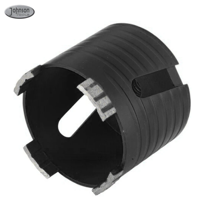 Essiccatore Johnson Tools OD82mm Utilizzare punta per carotaggio in calcestruzzo Punta da trapano filettata con segmenti turbo diamantati 1