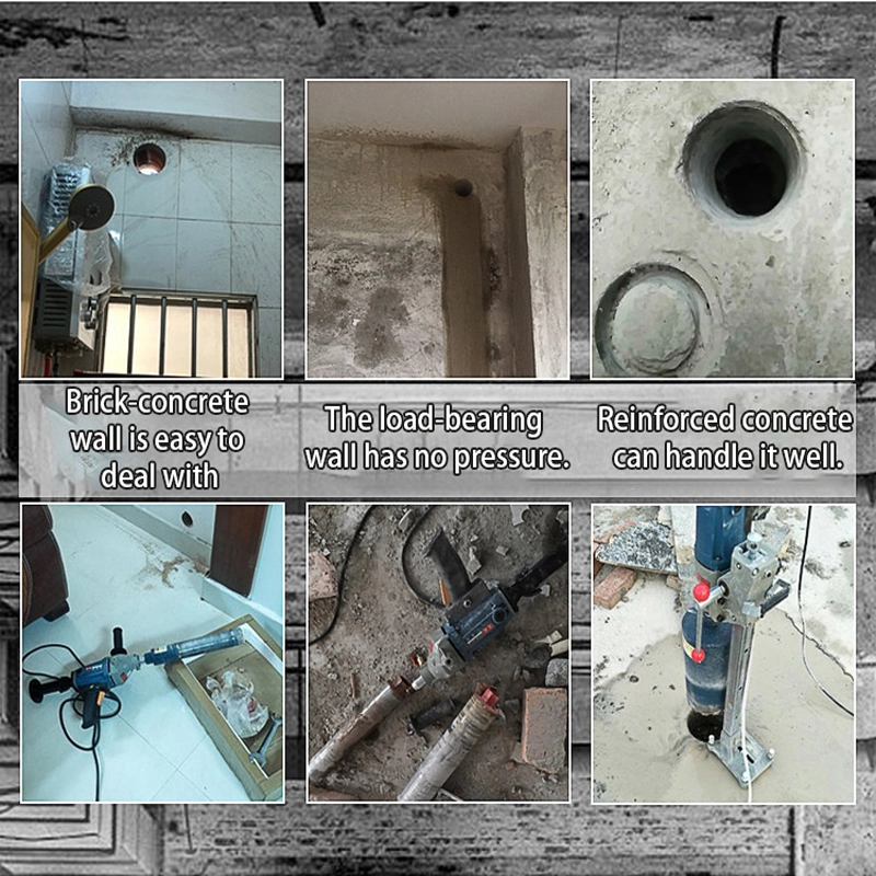 Johnson Tools OD25-700mm Beton için Islak Elmas Delik Testere Delme Ucu & Betonarme 5
