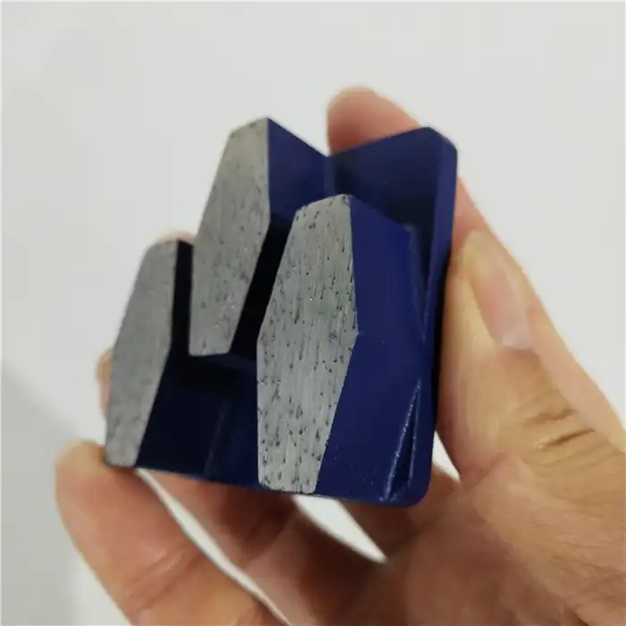 Johnson Tools Outils abrasifs pour sols en béton Patins de meulage Redilock en diamant avec trois segments hexagonaux 1