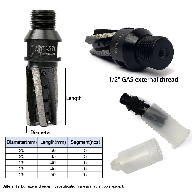 Bulk6mm Diamond Core Drill Bit Price List | Johnsontools 2