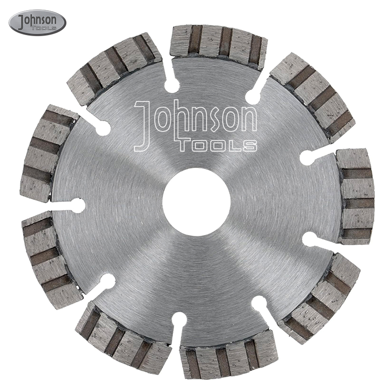 Lama per sega diamantata per saldatura laser Johnson Tools con dischi da taglio con diametro del segmento turbo 105-230 mm per usi generali 1