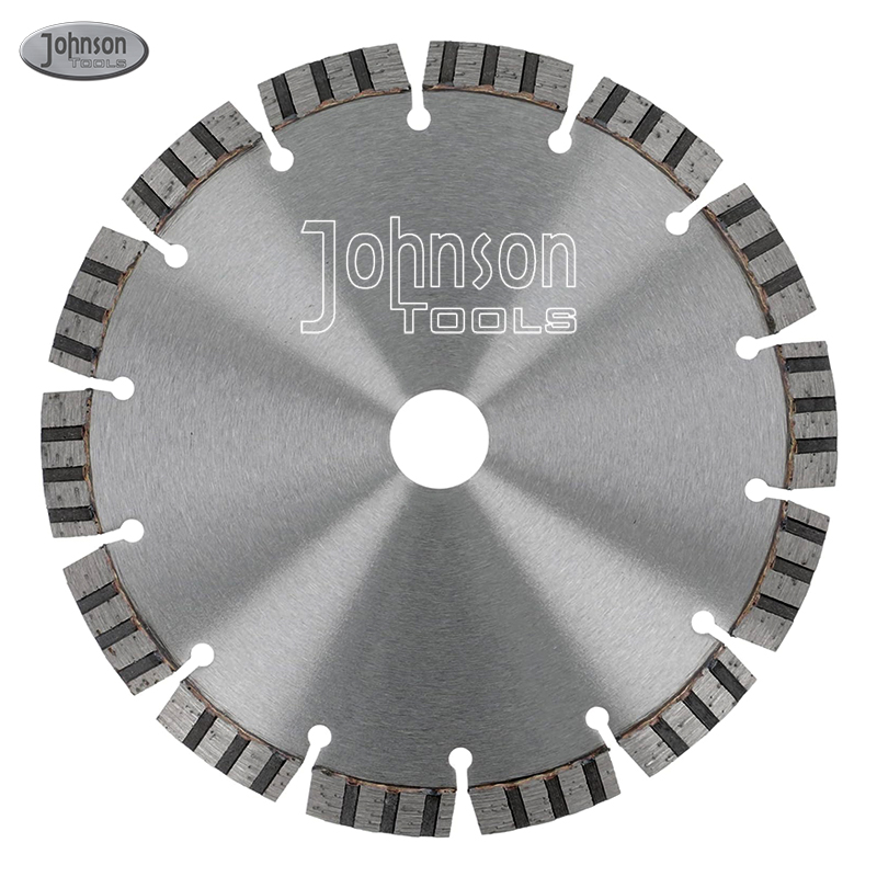 Lama per sega diamantata per saldatura laser Johnson Tools con dischi da taglio con diametro del segmento turbo 105-230 mm per usi generali 3