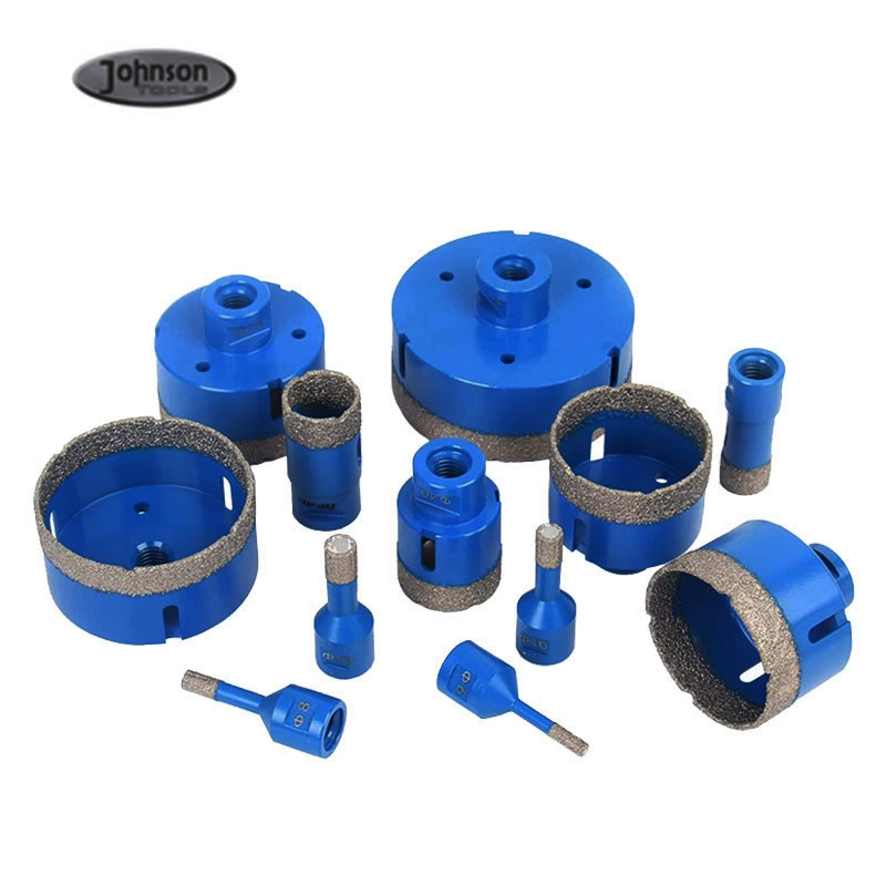 JohnsonTools Punta per trapano diamantata brasata M14 di buona qualità per piastrelle in gres porcellanato per piastrelle di ceramica 1