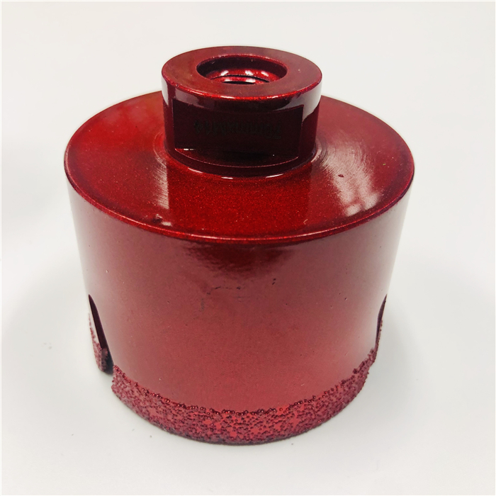 Johnson Tools 20-80mm Bit Teras Vakum Brazed Diamond Dry Use Core Drill Bits untuk Batu jubin Seramik 6