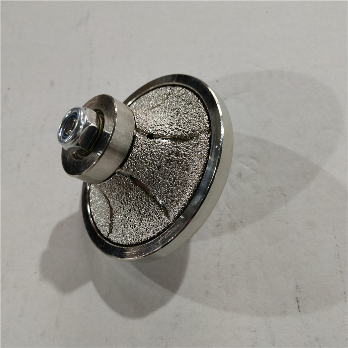 Johnson Tools 65–95 mm Steinkantenprofil, vakuumgelötete Diamant-Handprofilräder für Granit, Marmor 6