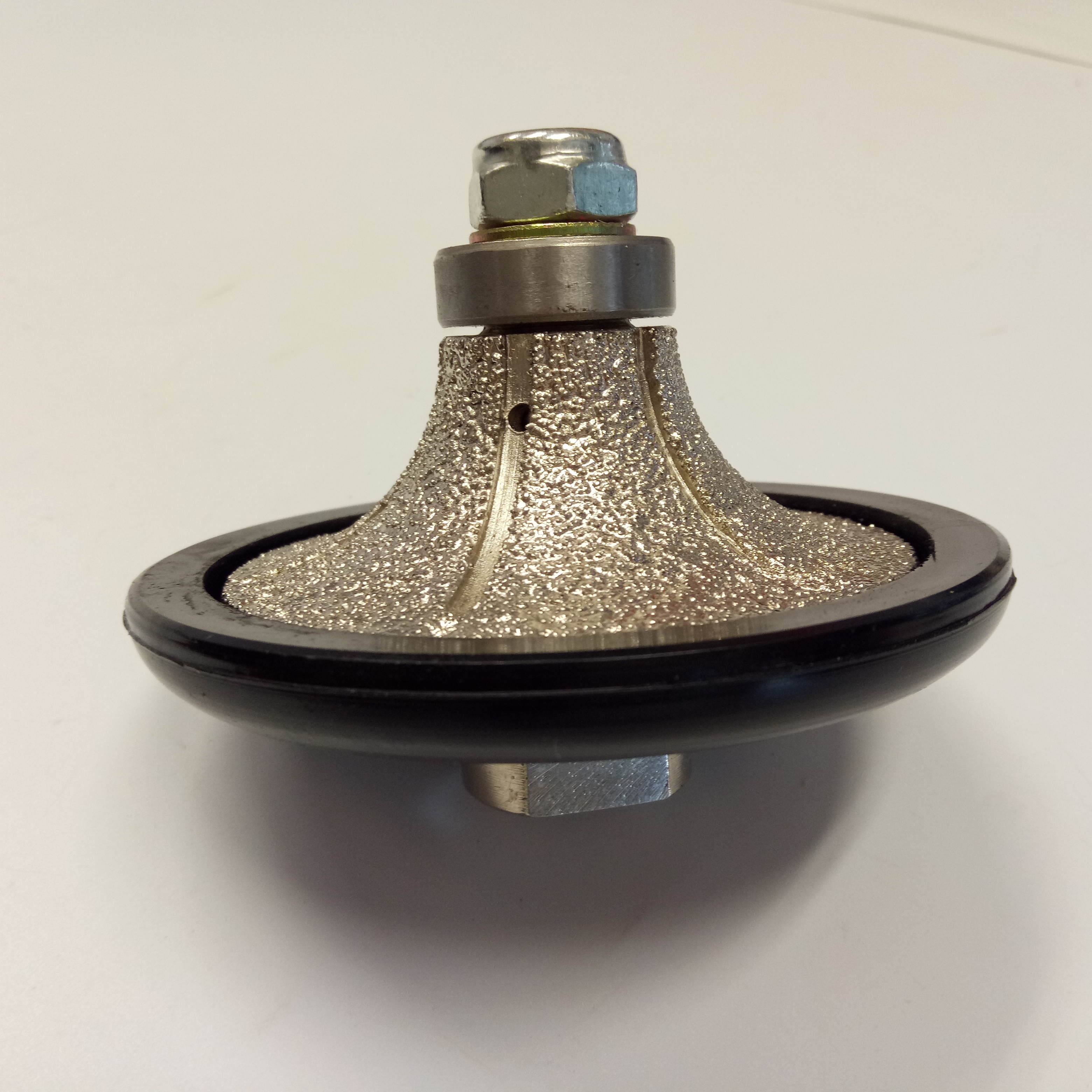 Johnson Tools 65-95mm Stone Edge Profile Vacuum Brazed Diamond Hand Profile Wheels for Granite Marble 5